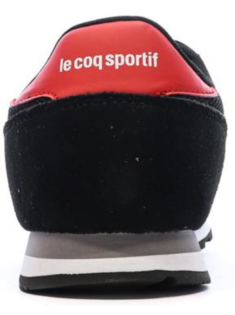Baskets Homme Le Coq Sportif Noir Rouge - Kiabi