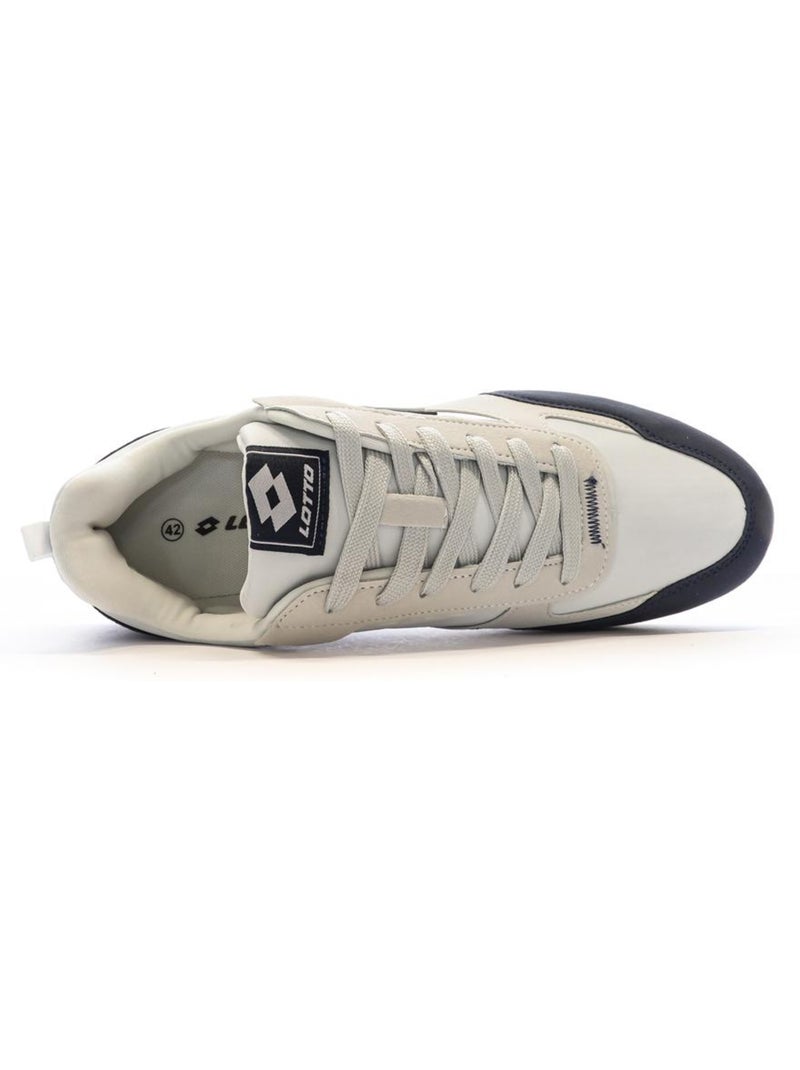 Baskets Homme Lotto Gris Bleu marine Blanc - Kiabi