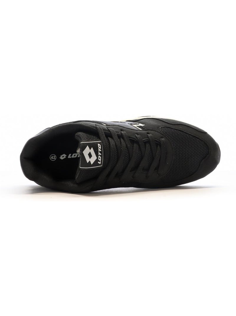 Baskets Homme Lotto Noir Beige - Kiabi
