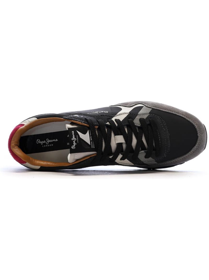 Baskets Homme Pepe jeans Brit Prints Gris Argenté - Kiabi
