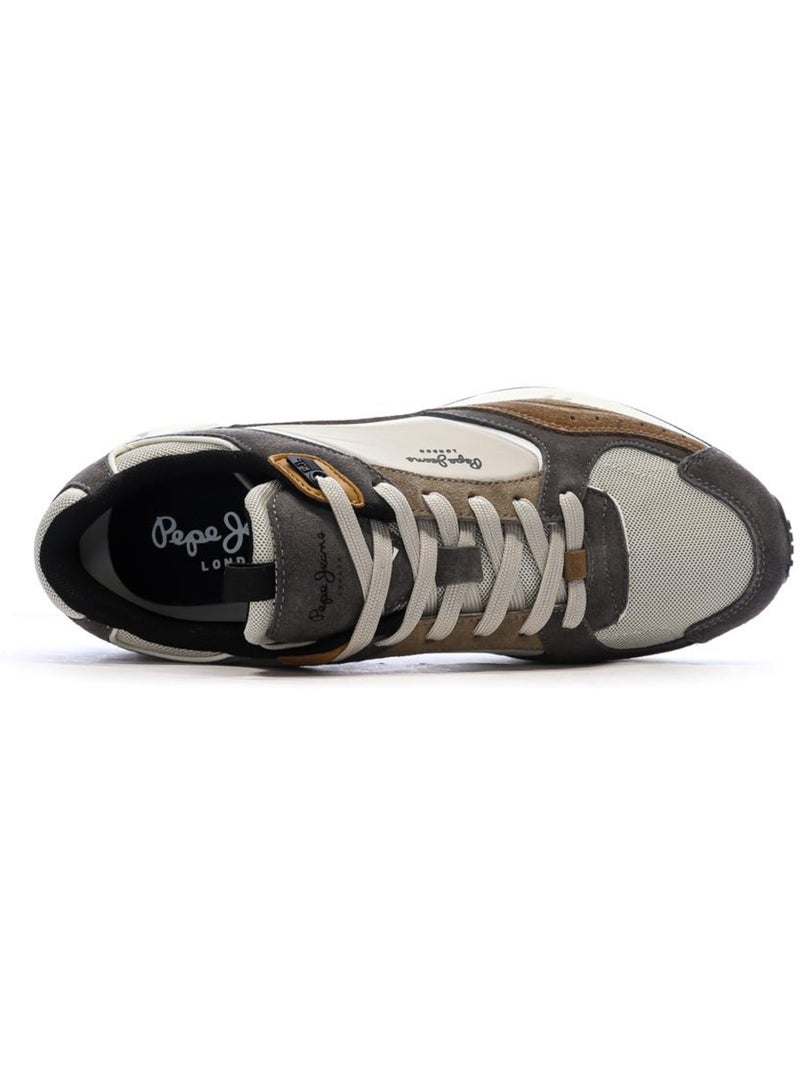 Baskets Homme Pepe jeans Gris Argenté - Kiabi