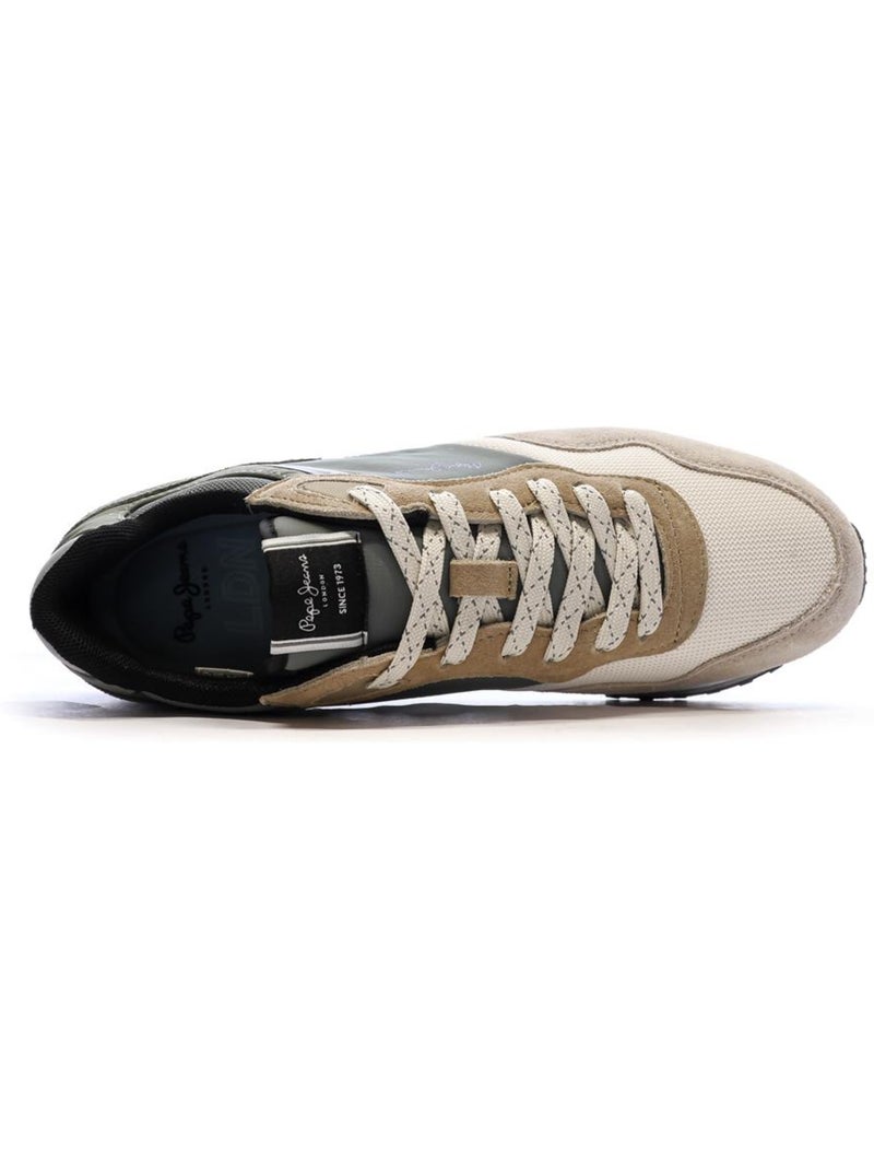 Baskets homme pepe jeans london Beige - Kiabi