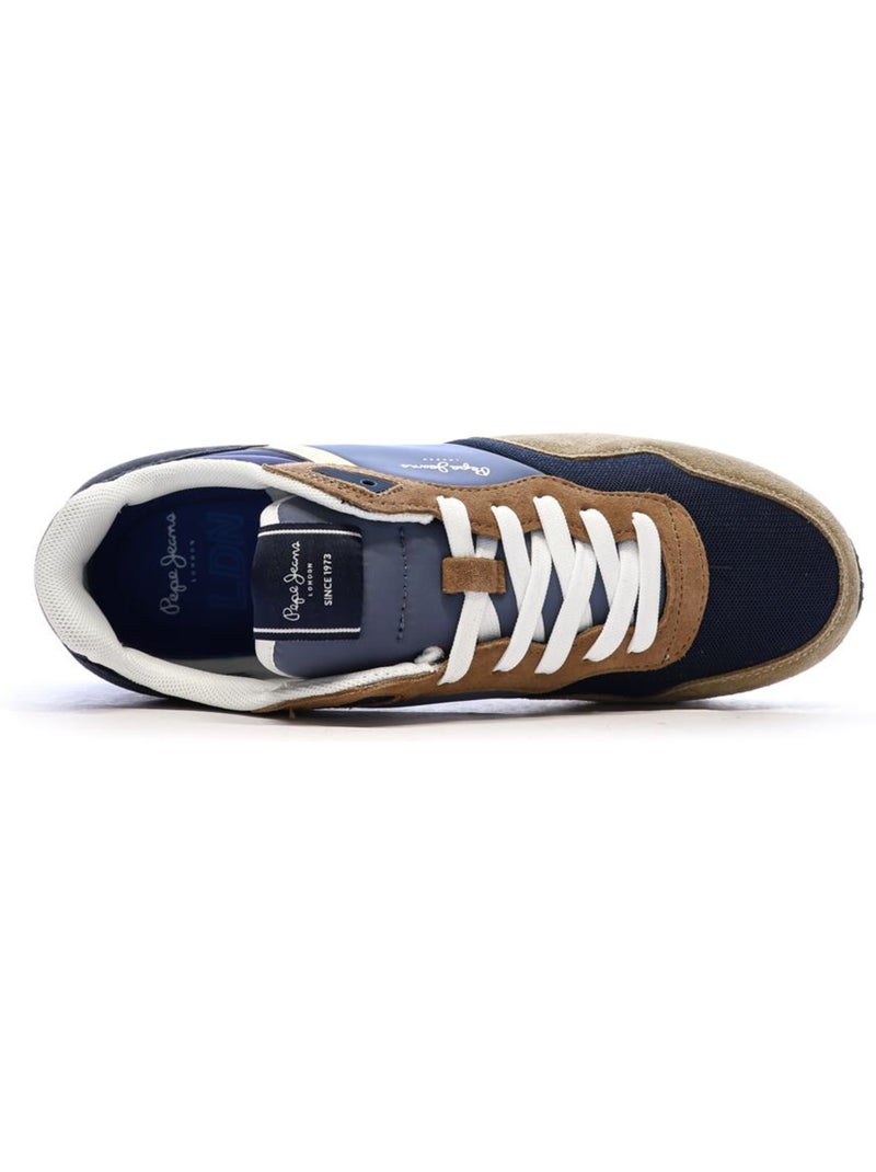 Baskets Homme Pepe Jeans London Bleu marine - Kiabi