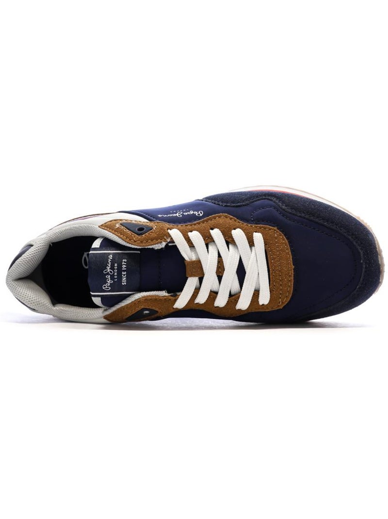 Baskets homme pepe jeans london Bleu marine - Kiabi