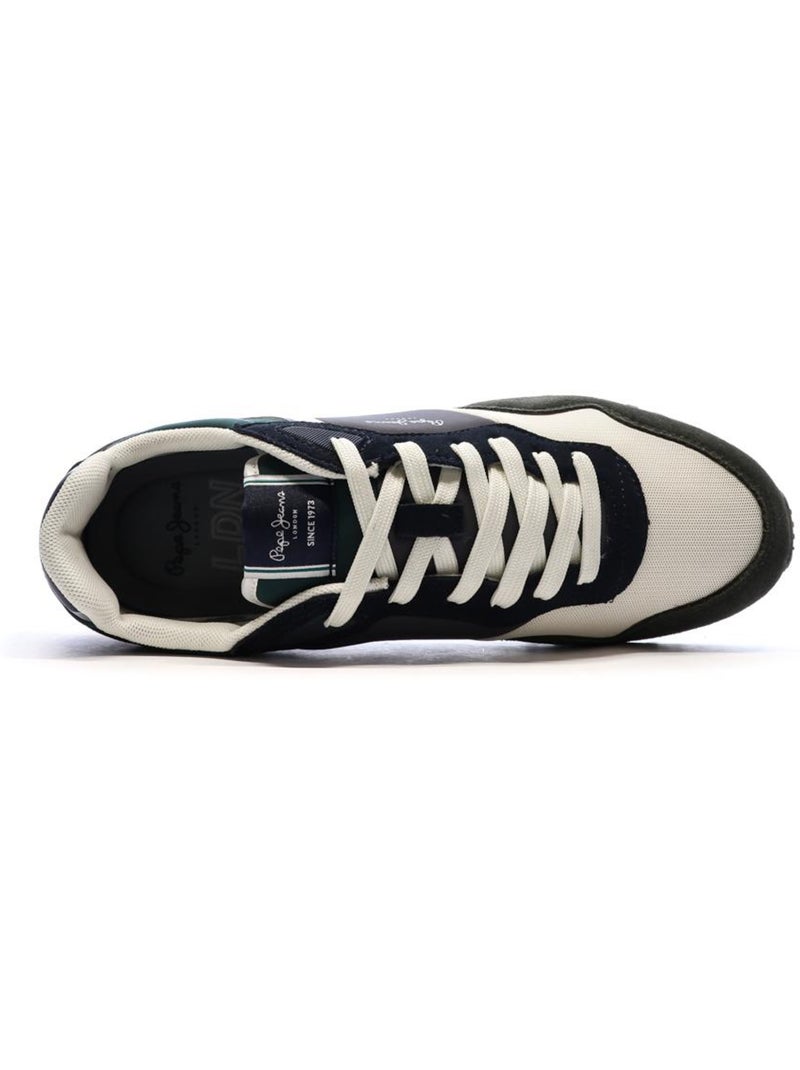 Baskets Homme Pepe jeans London Vert kaki clair - Kiabi