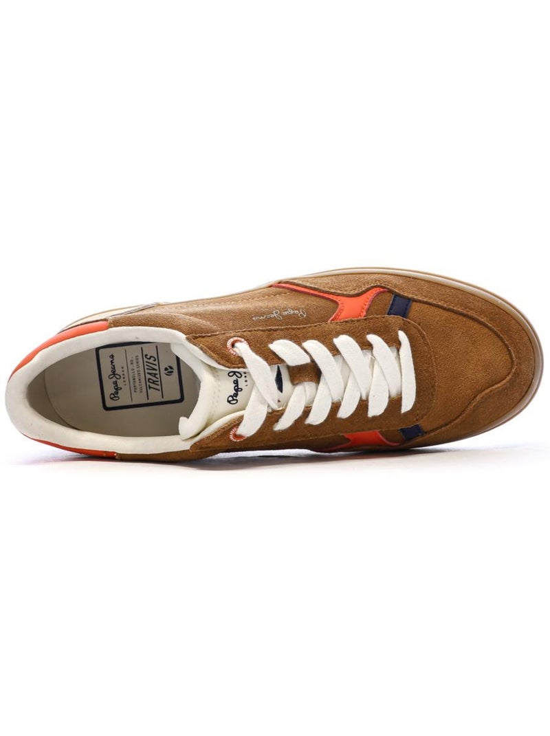 Baskets Homme Pepe jeans Marron cappuccino - Kiabi