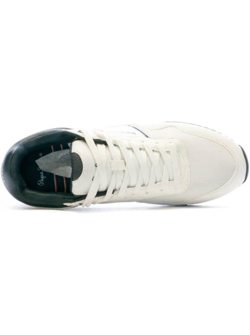 Baskets  Homme Pepe jeans Tour Club Blanc - Kiabi