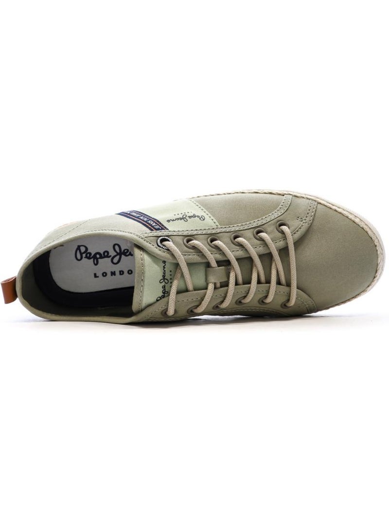 Baskets Homme Pepe Jeans Vert kaki clair - Kiabi