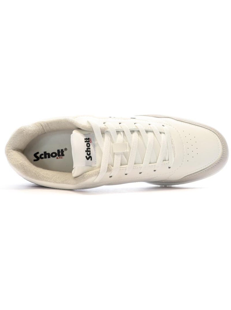 Baskets Homme Schott Blanc - Kiabi