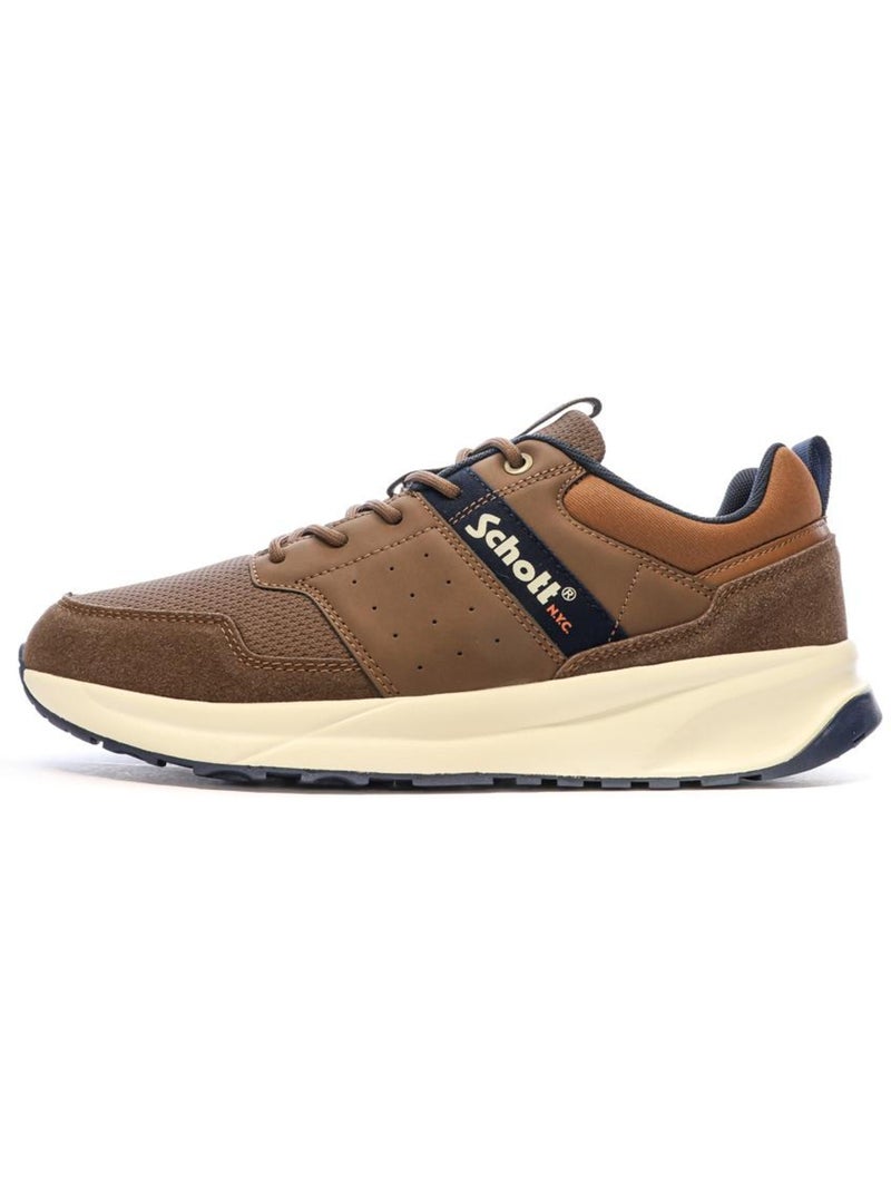 Baskets Homme Schott Marron cappuccino - Kiabi