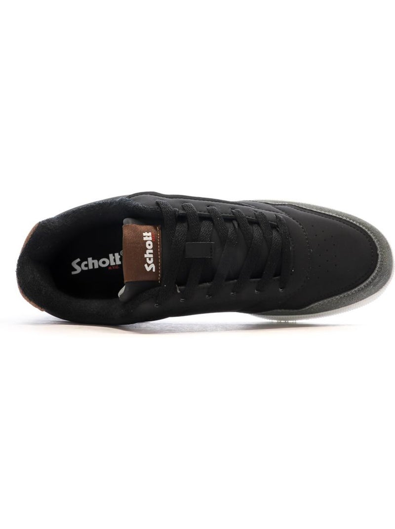 Baskets Homme Schott Noir - Kiabi
