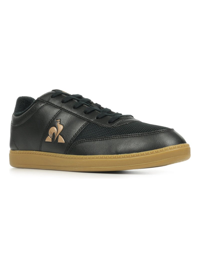 Baskets Le Coq Sportif Lcs Derby 1 Noir Marron - Kiabi