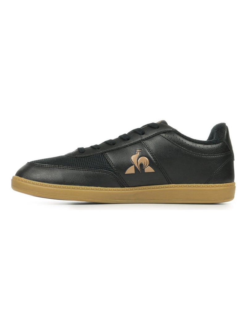 Baskets Le Coq Sportif Lcs Derby 1 Noir Marron - Kiabi