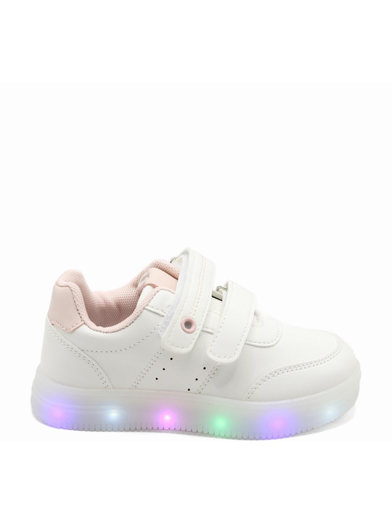 Baskets lumineuse Rose - Kiabi