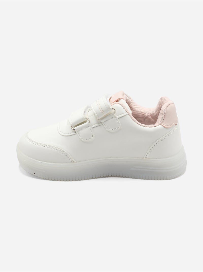 Baskets lumineuse Rose - Kiabi