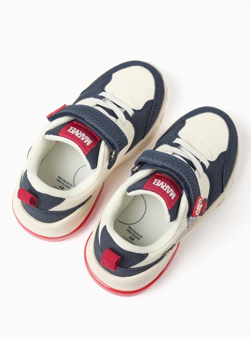 Baskets lumineuses avec imprimé Avengers Bleu foncé - Kiabi