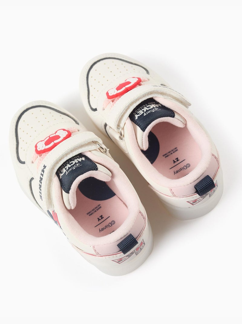 Baskets lumineuses avec imprimé Minnie Beige clair - Kiabi