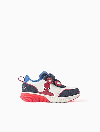 Baskets lumineuses avec imprimé spider-man