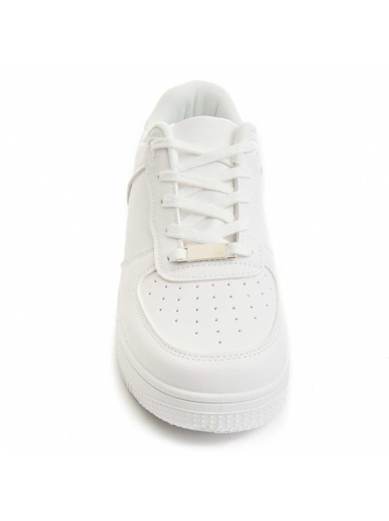 Baskets Matériel Synthétique Montevita Blanc - Kiabi