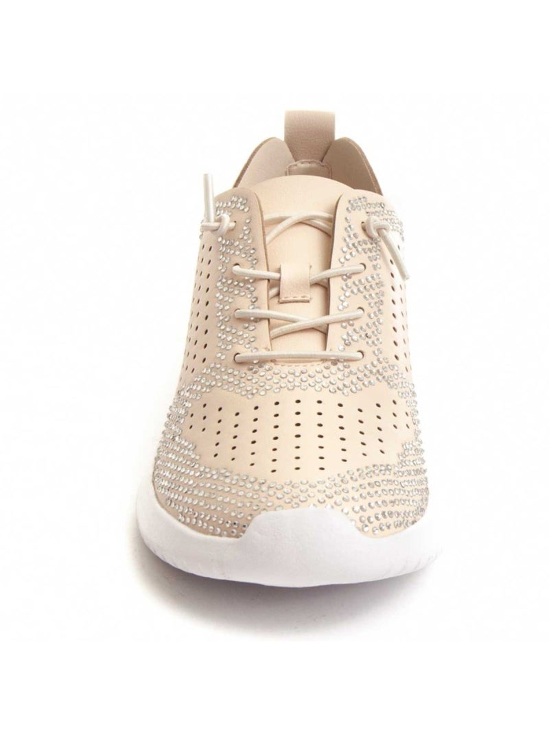Baskets Matière Synthétique Et Textile Montevita Beige - Kiabi