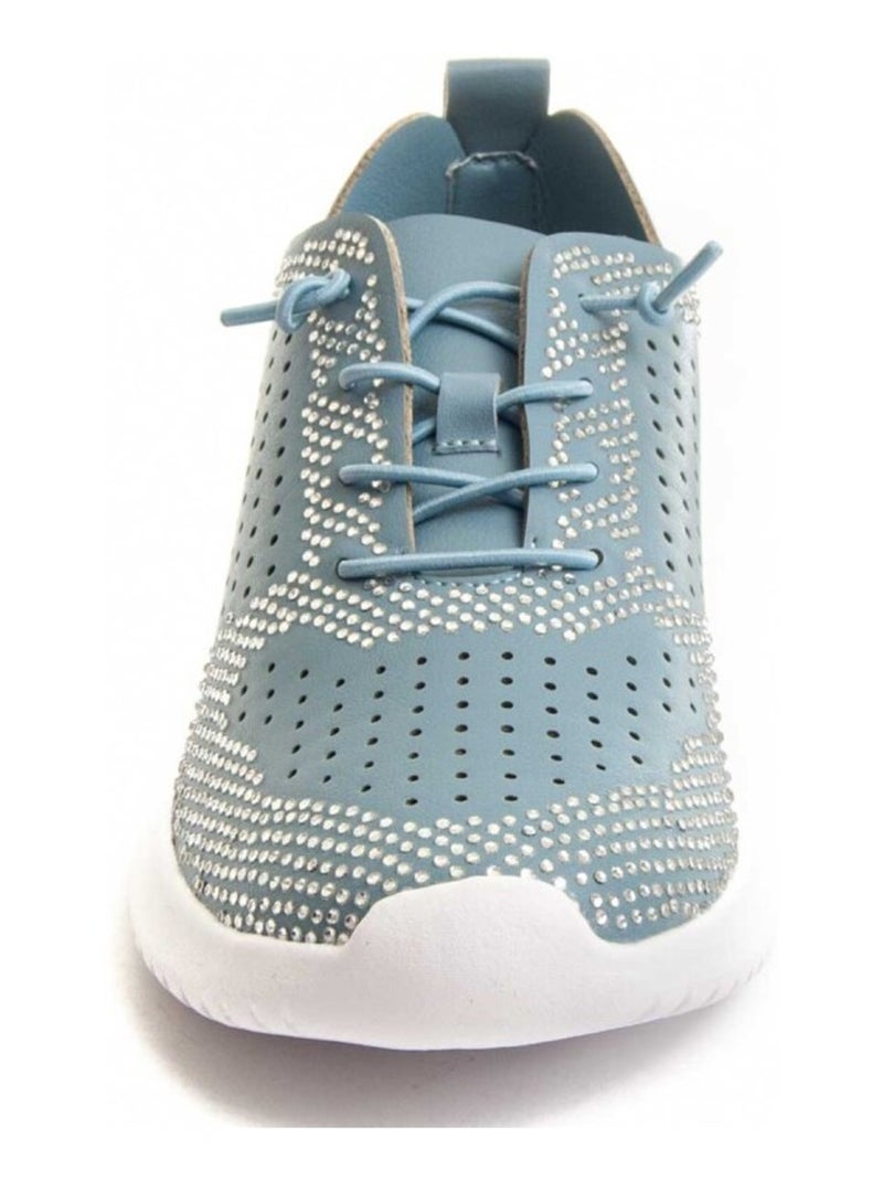 Baskets Matière Synthétique Et Textile Montevita Bleu - Kiabi