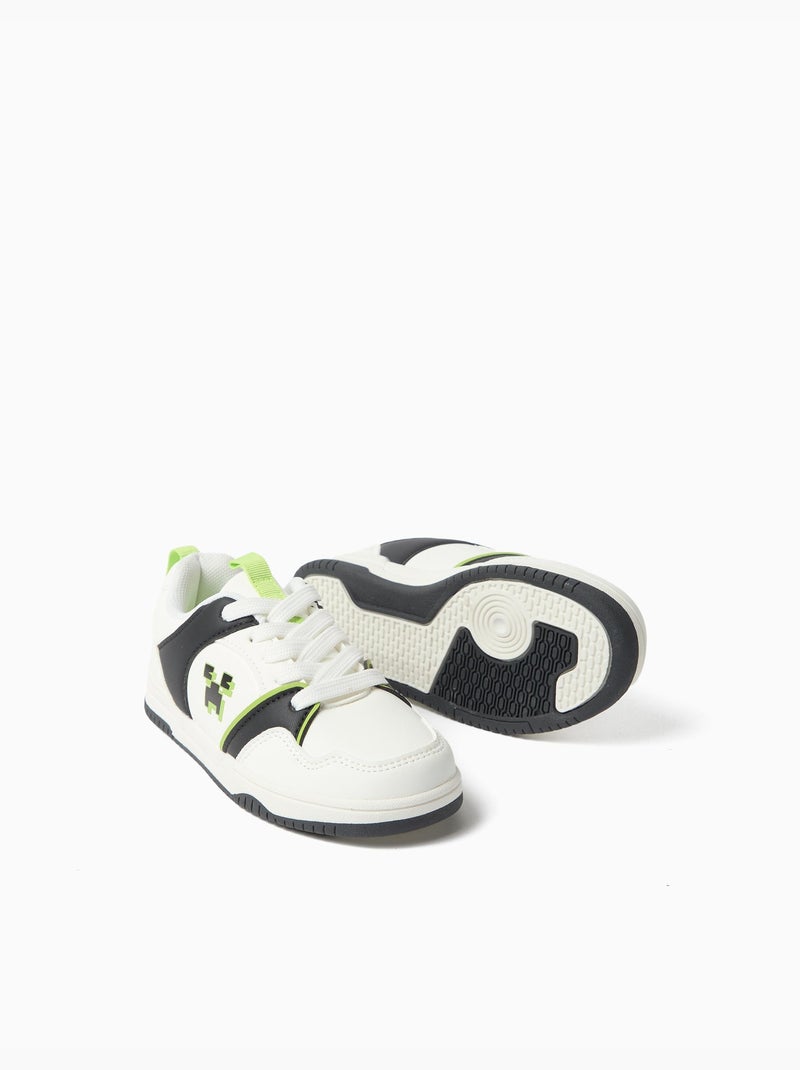 Baskets 'minecraft', mo fashion Blanc - Kiabi