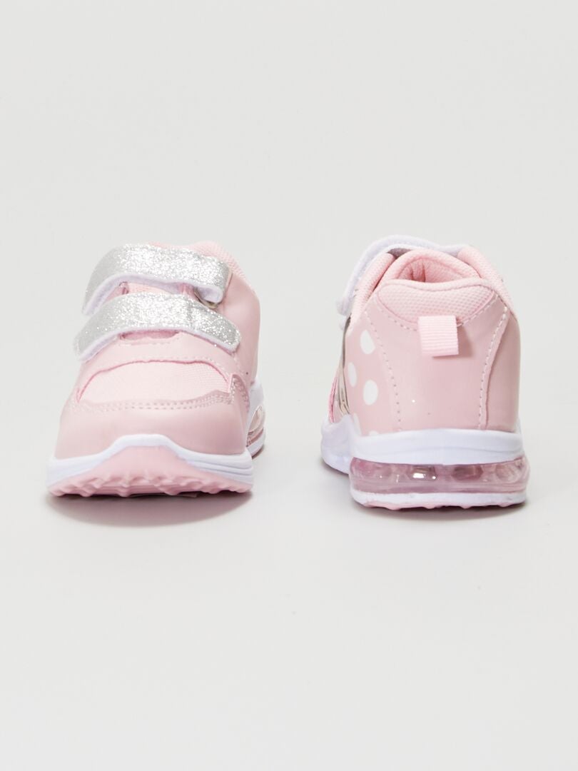 Chaussons En Peluche Pour Bébé Fille Avec Lumières LED Clignotantes - Intérieur Doux, Semelle Antidérapante - Design Chien Mignon - Pour La Maison, Jouer - 9