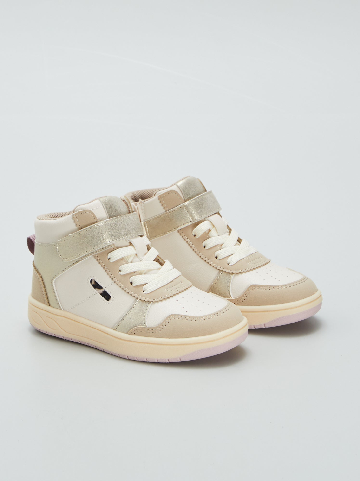 Basket de sport fille Baskets de sport pas cheres beige Kiabi