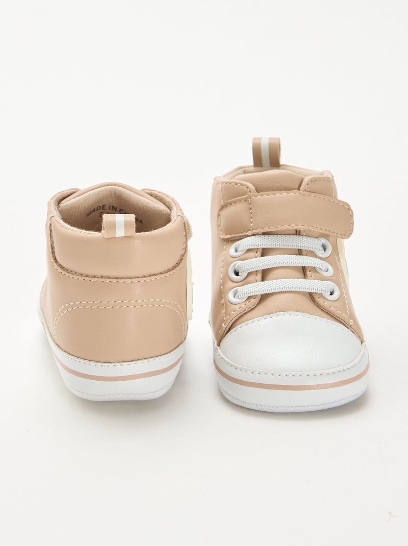 Baskets montantes en simili 'Le Roi Lion' Beige - Kiabi