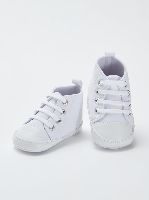 Baskets montantes en toile - Kiabi