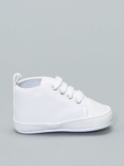 Baskets montantes en toile - Kiabi