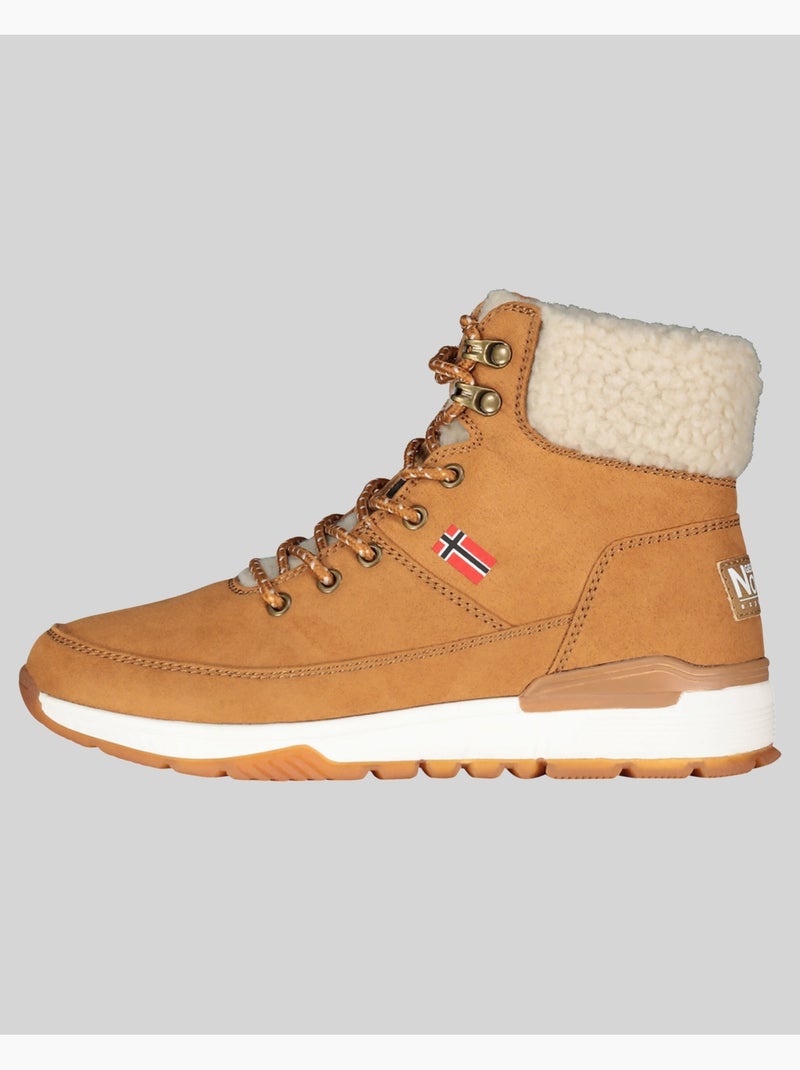 Baskets montantes omount – geographical norway Camel - Kiabi