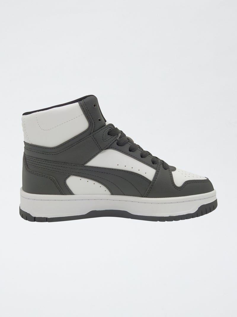 Baskets montantes 'PUMA' à lacets Blanc - Kiabi
