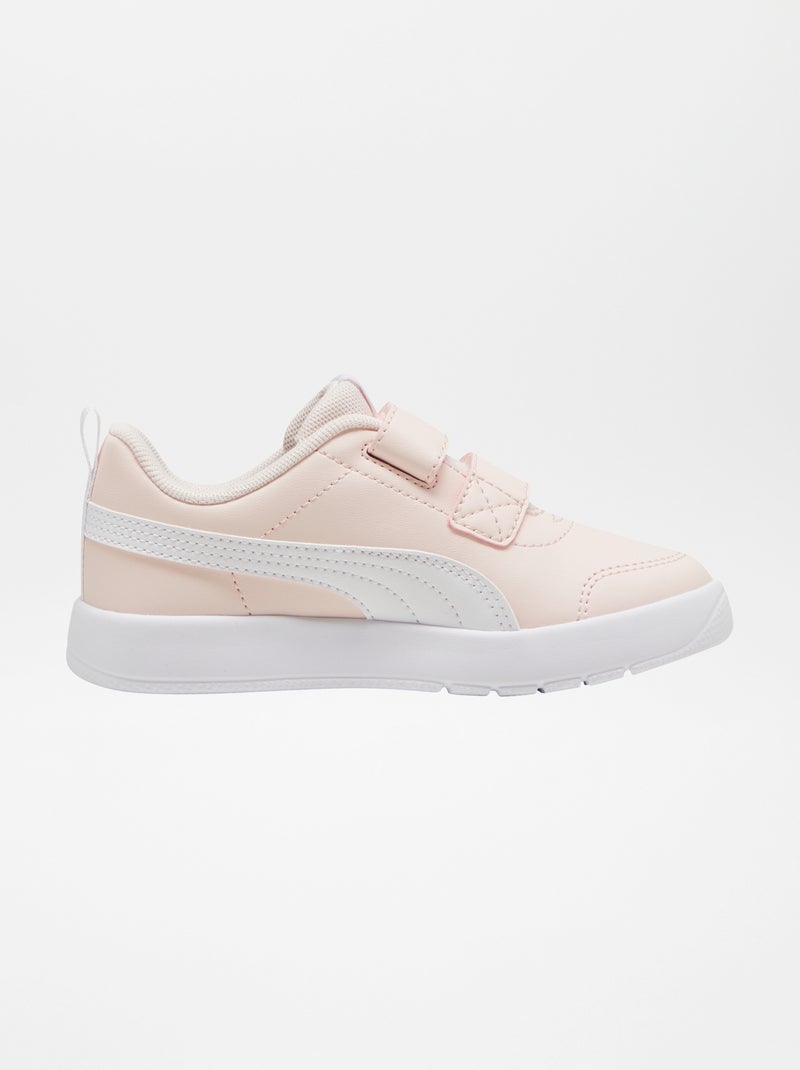 Baskets 'Puma' courtflex V3 Rose - Kiabi