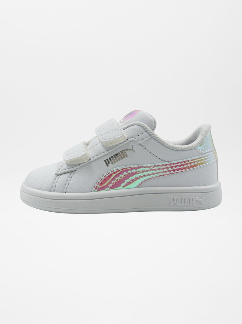 Baskets 'Puma' holographiques blanc - Kiabi