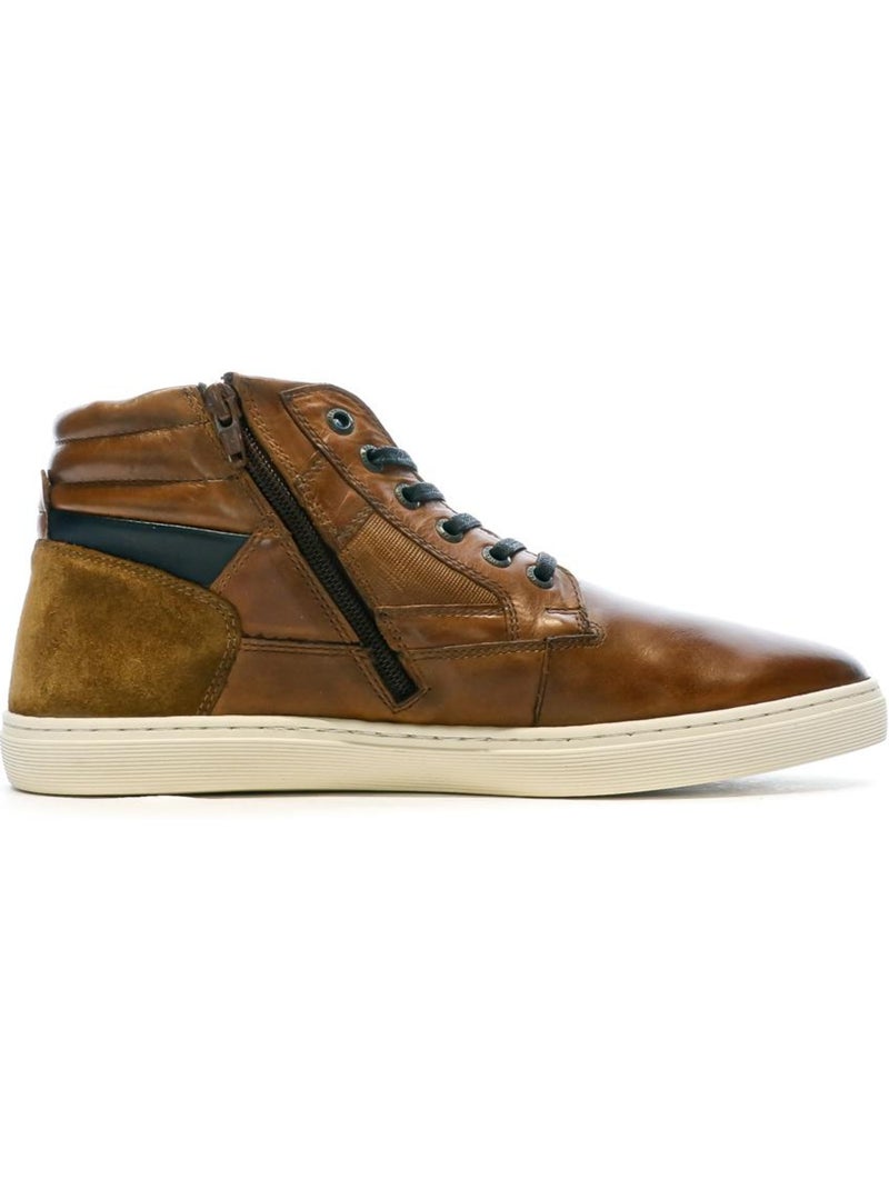 Baskets Redskins Homme Marron cappuccino - Kiabi