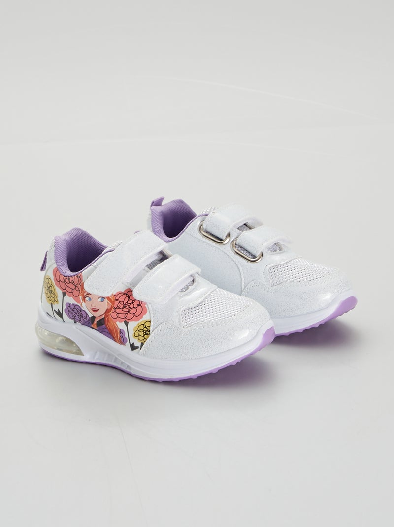 Baskets 'Reine des Neiges' Blanc/violet - Kiabi