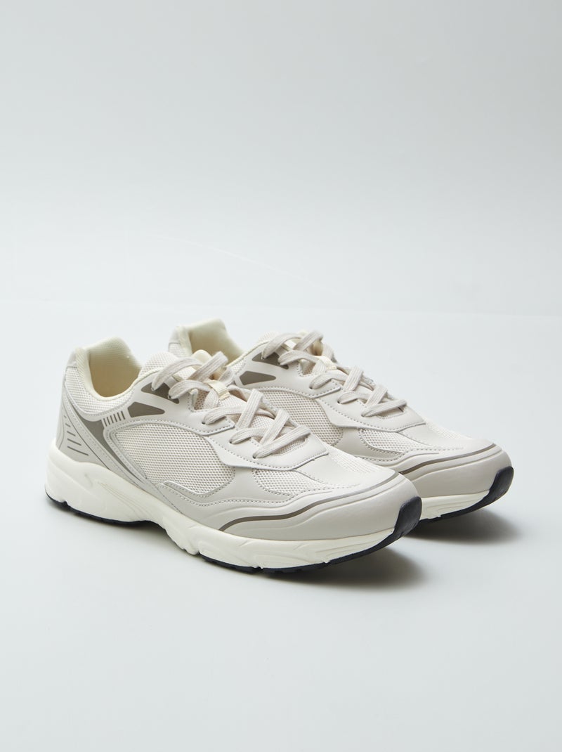 Baskets running Beige - Kiabi