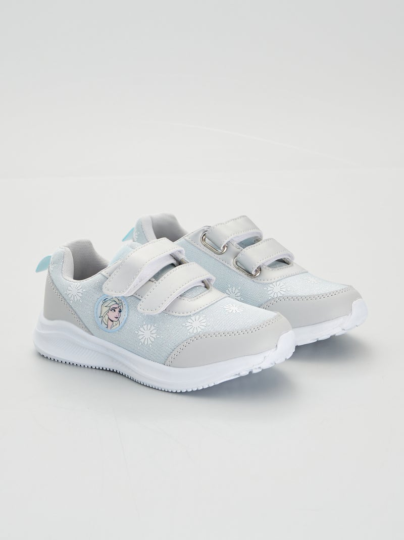 Baskets running 'La reine des neiges' bleu/gris - Kiabi