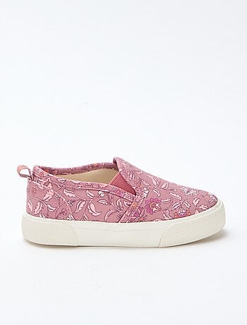 Baskets slip-on léopard