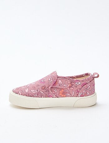 Baskets slip-on léopard