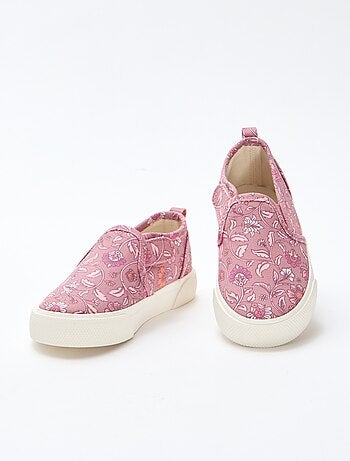 Baskets slip-on léopard