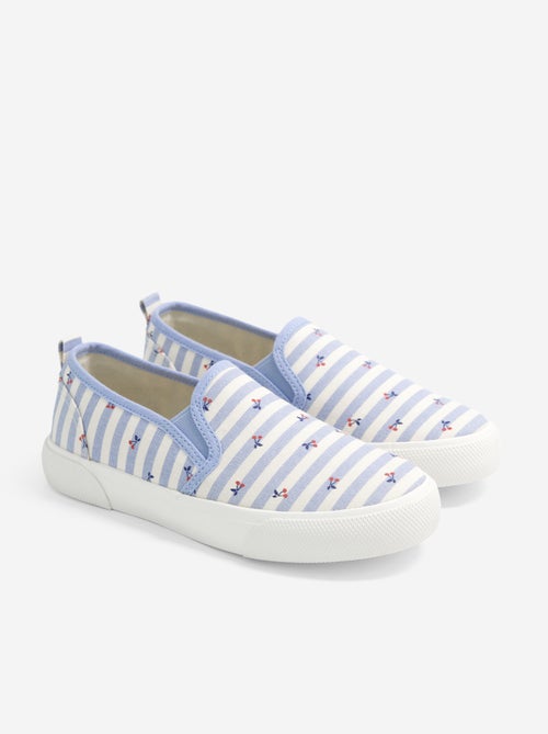 Baskets slip-on à motif - Kiabi Baskets slip-on à motif - Kiabi