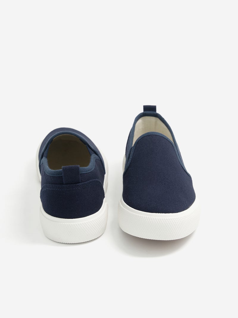 Baskets slip-on Bleu - Kiabi
