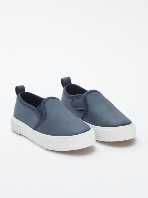 Baskets slip-on en suédine - Kiabi
