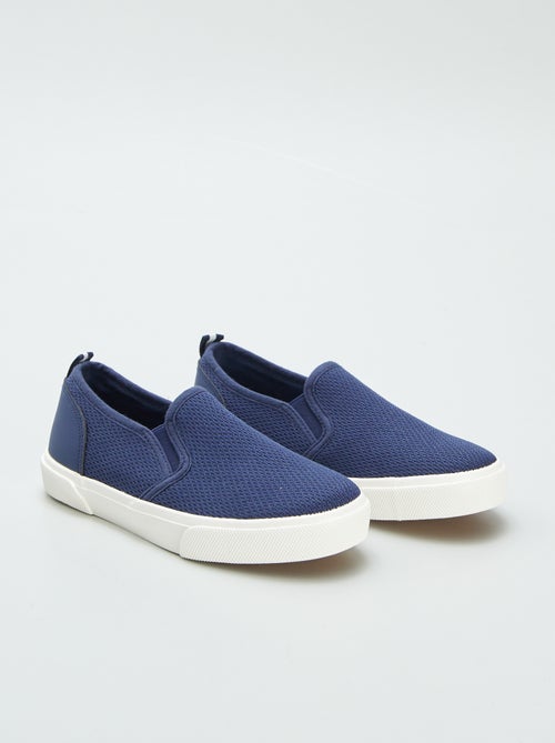 Baskets slip-on en tissu - Kiabi