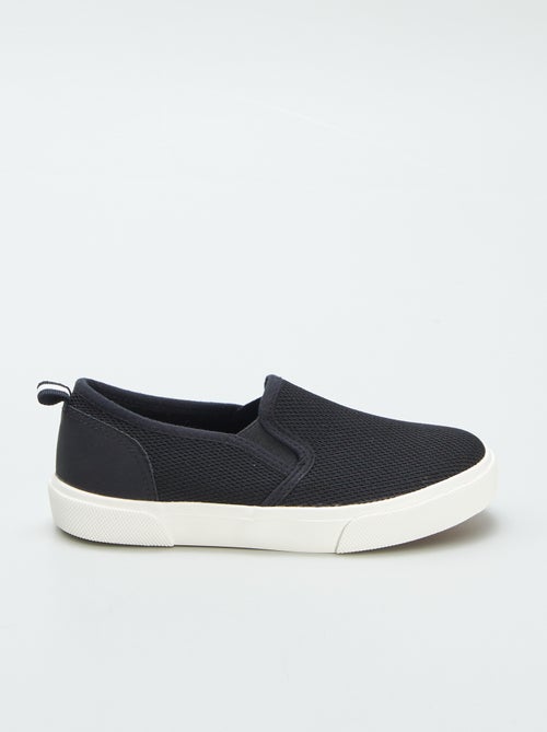 Baskets slip-on en tissu - Kiabi