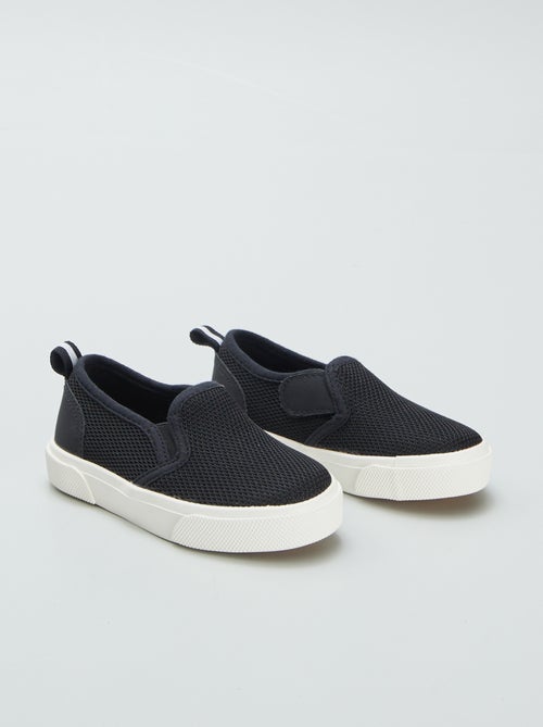 Baskets slip-on en tissu - Kiabi