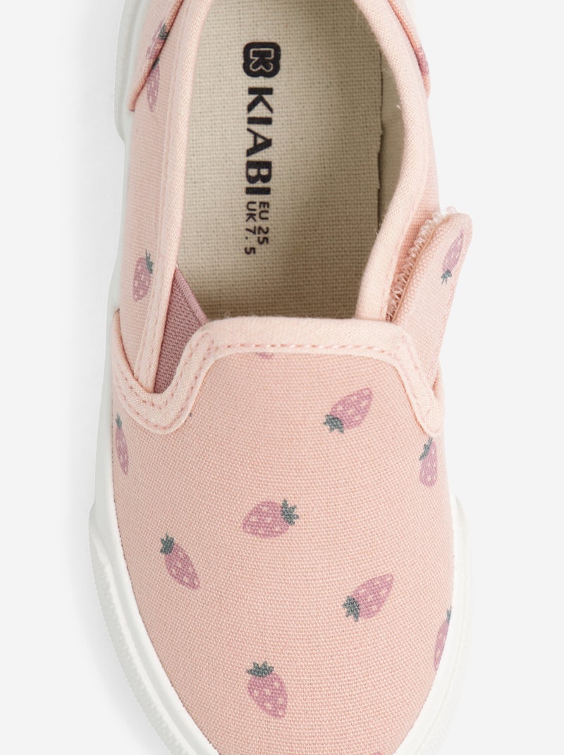 Baskets slip-on Rose - Kiabi