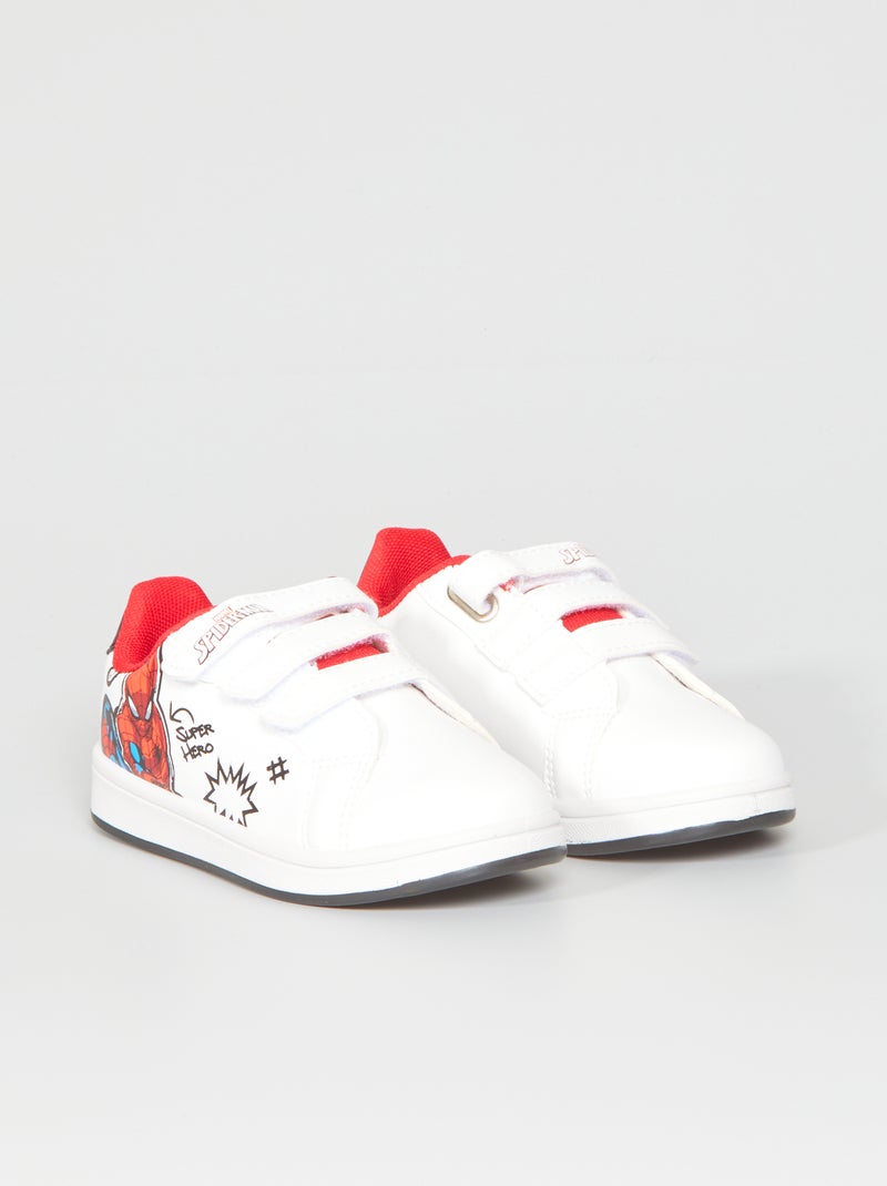 Baskets 'Spider-man' blanc - Kiabi